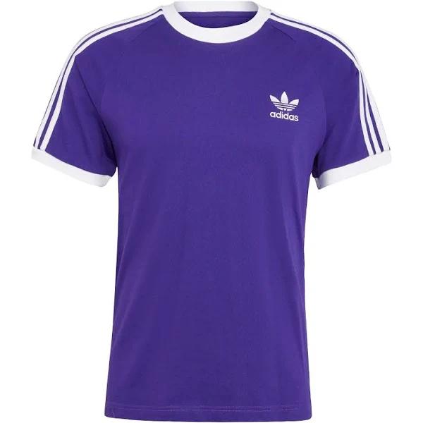 Adidas Originals 3 Stripe T-Shirt in Collegiate Purple