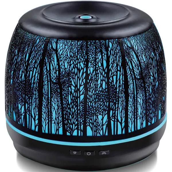 activiva 500ml Black Metal Essential Oil and Aroma Diffuser