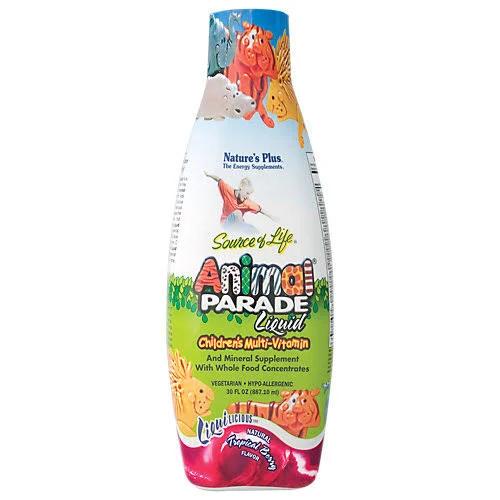 Nature's Plus Animal Parade Liquid - Children's Multi-Vitamin Tropical Berry 30 fl.oz