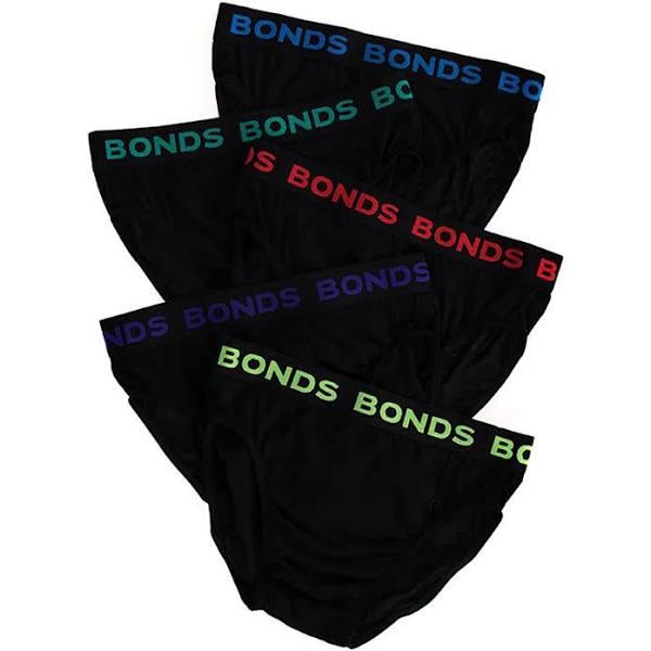 Bonds Hipster Brief 3 Pack in White/Pandora Size: 5XL