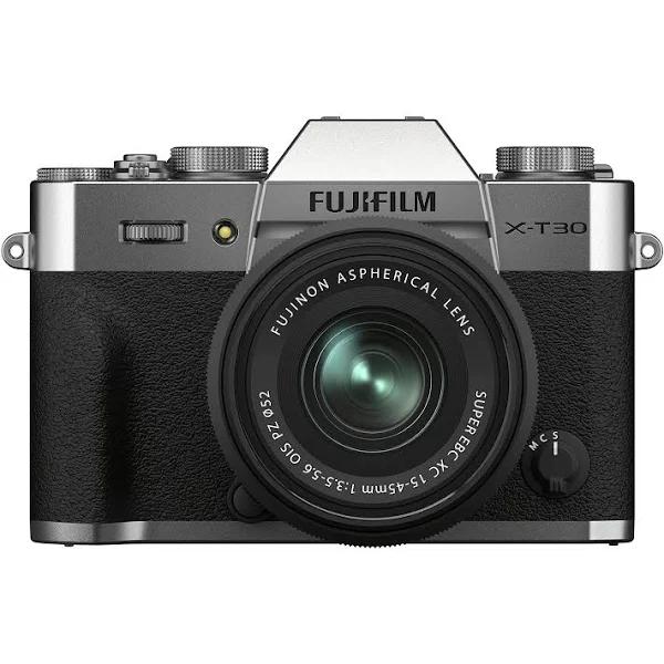 Fujifilm X-T30 II Mirrorless Digital Camera With 15-45mm Lens (Silver)