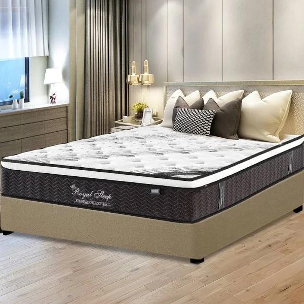 King Single Mattress 9Zone Pocket Spring Mattress Latex Euro Top *Chiro Endorsed - AfterPay & zipPay Available