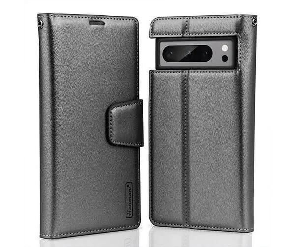 ZUSLAB Pixel 8 Pro Case Hanman Leather Wallet Card Cover For Google (2023) - Black