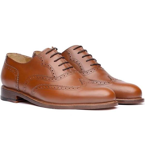 Mens Brogue Shoes | Sparrods & Co Cognac / EU 44