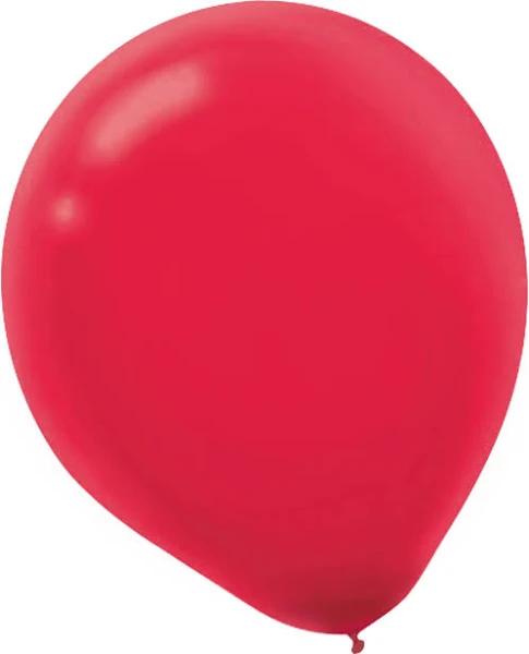 Latex Balloons 12cm 50 Pack Apple Red