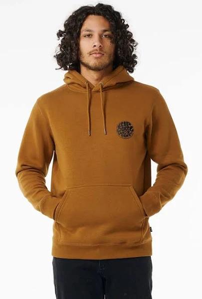 Rip Curl Mens Hoodie Wetsuit Icon in Gold 2XL