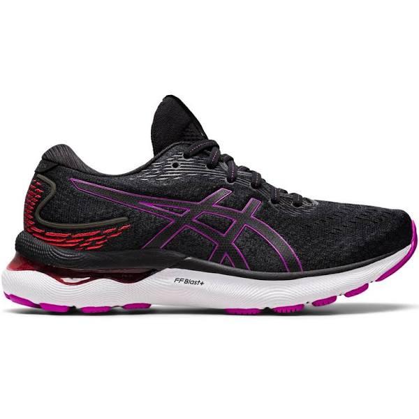 ASICS Women's GEL-Nimbus 24 Running Shoes - Black/Orchid US Size 7 - AfterPay & zipPay Available