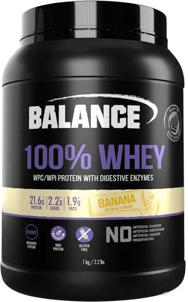 Balance 100% Whey Protein Banana (1kg)