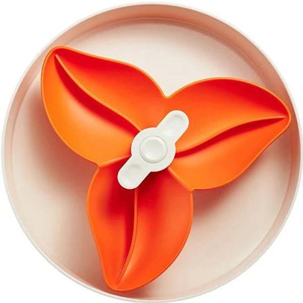 Spin Interactive Adjustable Slow Feeder Bowl - Flower