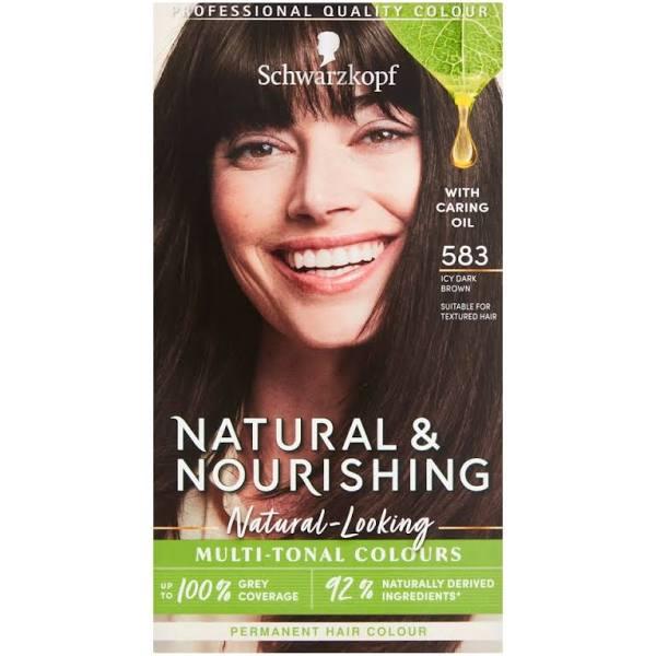 Schwarzkopf Natural and Nourish Hair Dye Icy Dark Brown 583