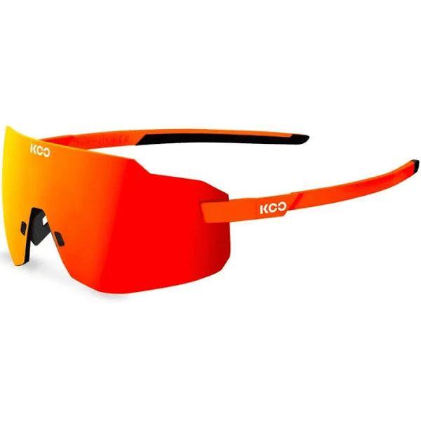 KOO Supernova Sunglasses Orange Fluro (Red Mirror Lens)