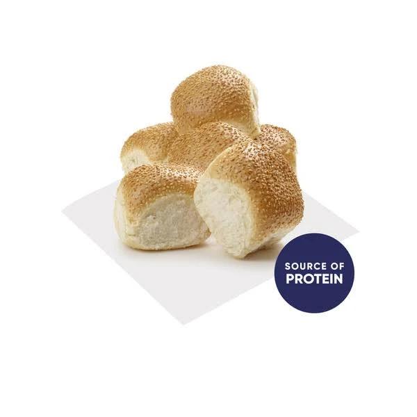 Coles Bakery Crusty Round Rolls (6 Packs)