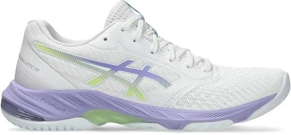 ASICS Women's Netburner Ballistic FF 3 - Netball Shoes - White/Vapor 6.5