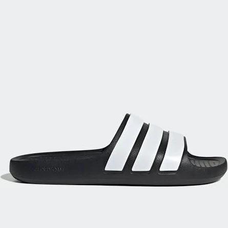 Mens Adidas Black Adilette Flow Slides