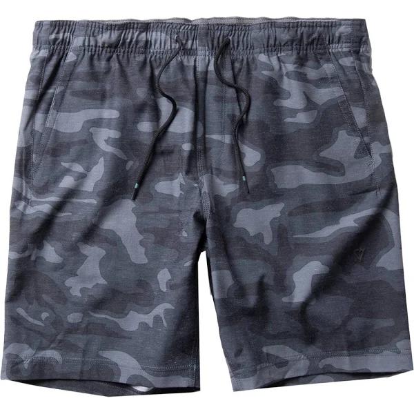 Vissla Men's Hemp No See Ums Eco 18" Elastic Walkshort Graphite Camo / XL