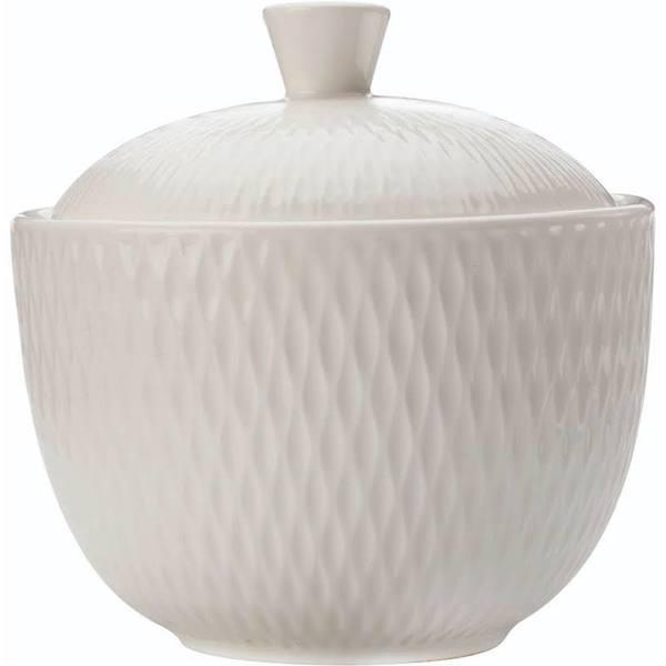 White Basics Diamonds Sugar Bowl Gift Boxed | Maxwell & Williams