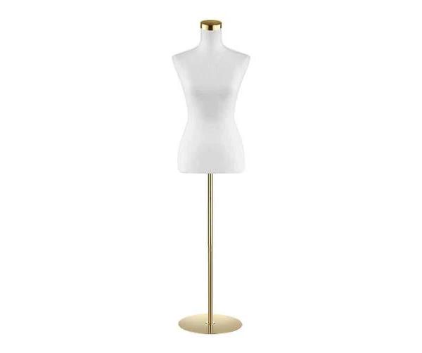 Luxsuite Female Mannequin Torso Display Stand Manikin Dress Form Dressmakers Sewing Fashion Tripod Base 160-177CM White