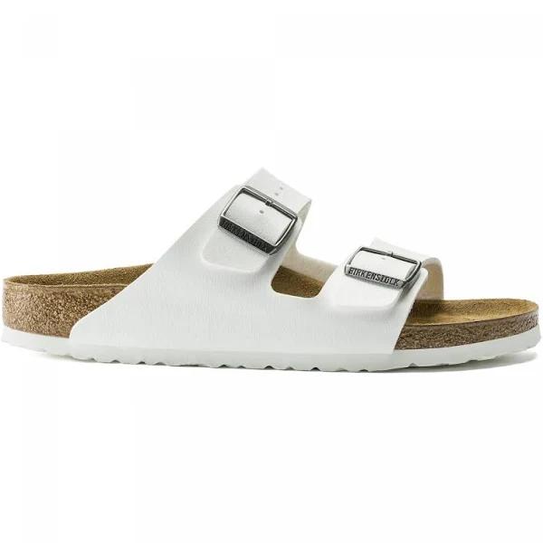 Birkenstock White Birko-Flor Arizona Sandals