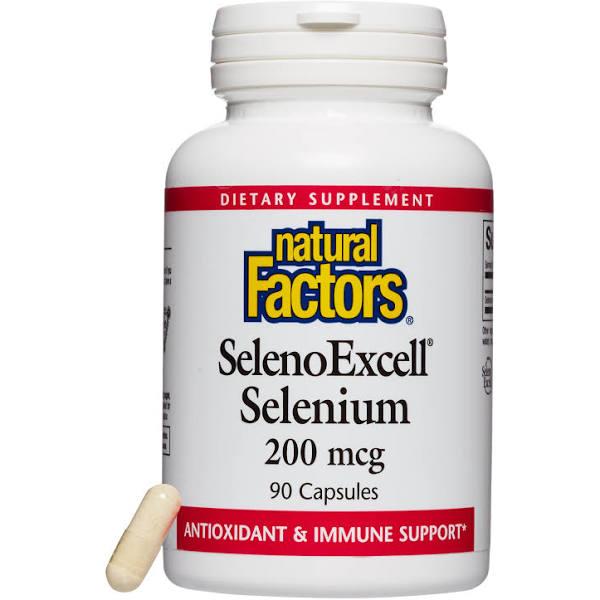 Natural Factors SelenoExcell Selenium 200 mcg 90 Capsules