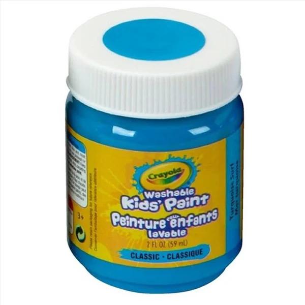 Crayola Washable Classic Kids' Paint 59ml Turquoise Surf