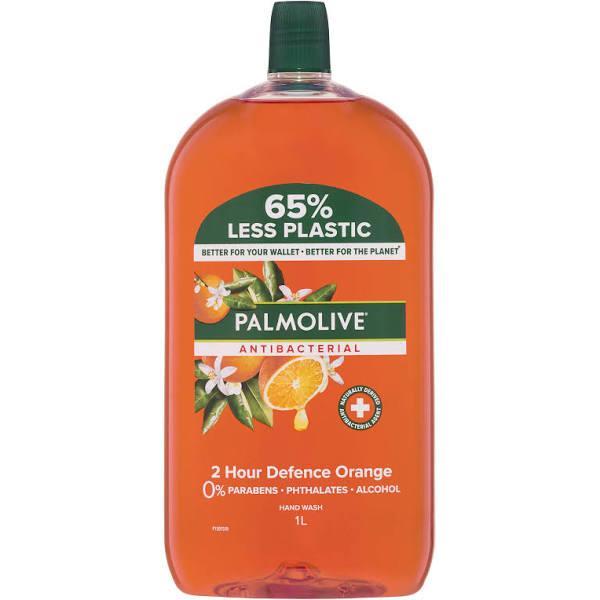 Palmolive Antibacterial Liquid Hand Wash Refill Orange 1 Litre