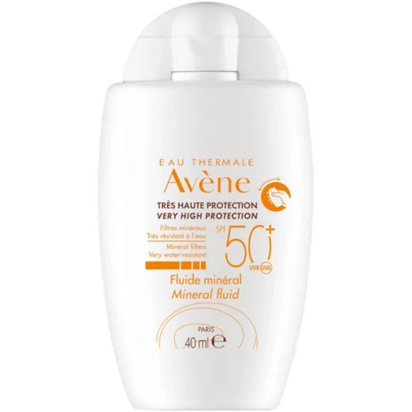 Avene Sun Mineral Fluid For Intolerant Skins SPF50