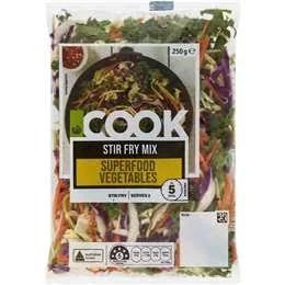 Woolworths Cook Stir Fry Vegetable Super Foods 250g