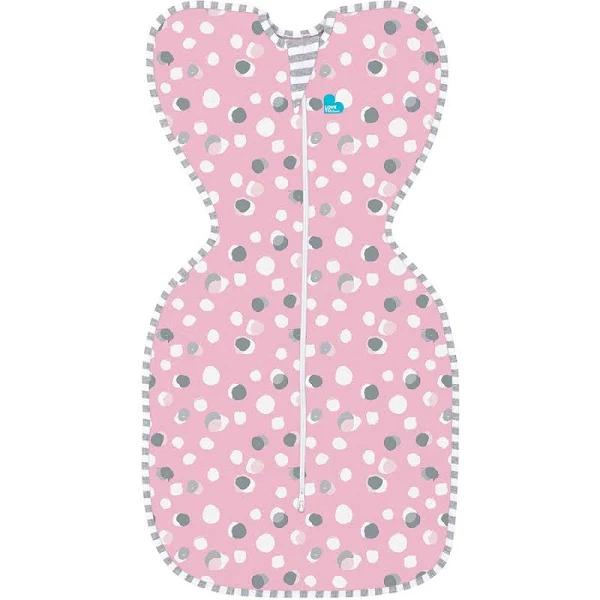 Love to Dream Baby Polkadot Original 1.0 TOG Swaddle Up - Pink - Size Medium