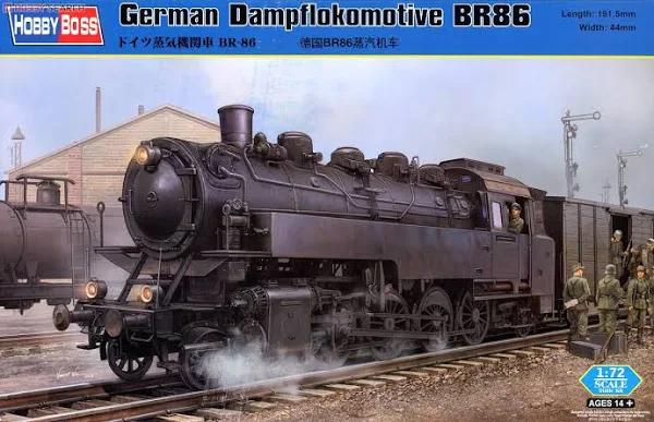 1:72 German Dampflokomotive BR86