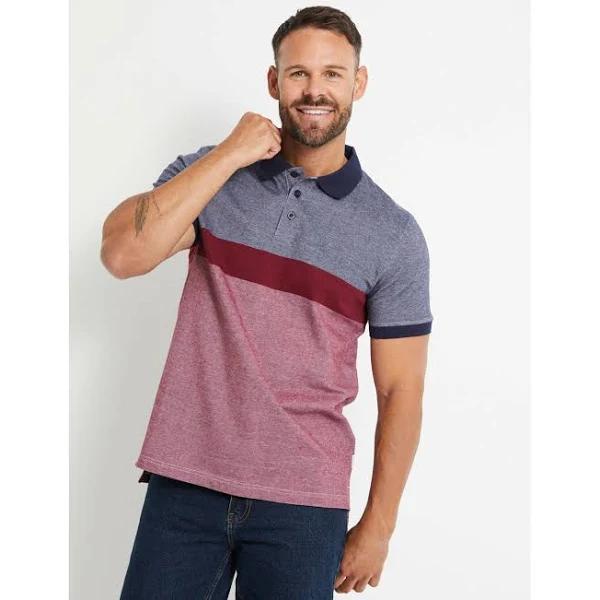 Rivers - Mens - Short Sleeve Stripe Pique Polo