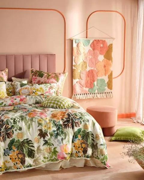 Linen House - Multi Quilt Cover Sets - Passionflower Quilt Cover Set - Size One Size, King at The Iconic