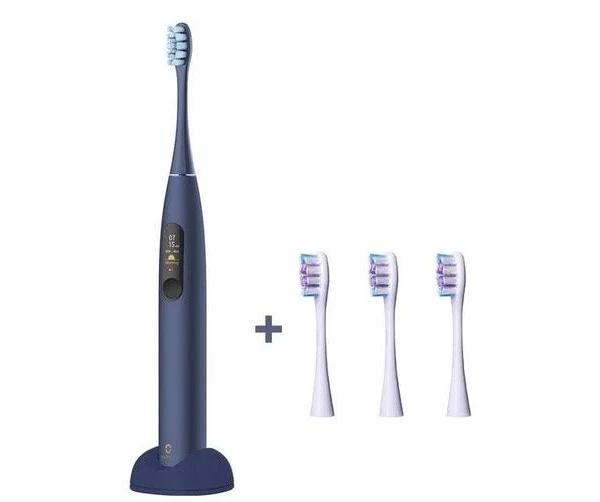 Oclean x Pro Sonic Electric Toothbrush + 3 Replacement Heads Support App For Ios & Android