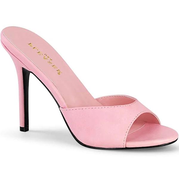 Pleaser CLASSIQUE-01 Baby Pink PU Slide Size 15