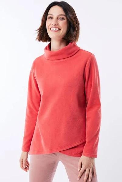 Capture - Womens Tops - Roll Neck Microfleece - 14