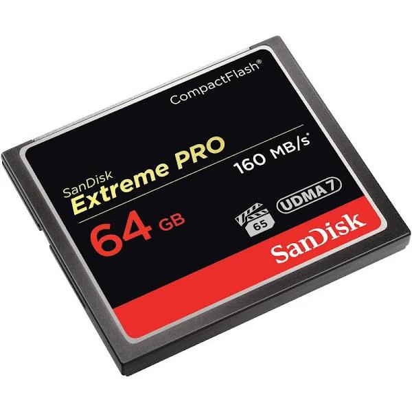 SanDisk Extreme Pro 64GB Compact Flash 160MB/s Memory Card