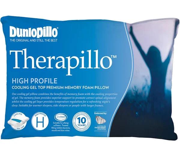 Therapillo Cooling Gel Top Premium Memory Foam High Profile Pillow