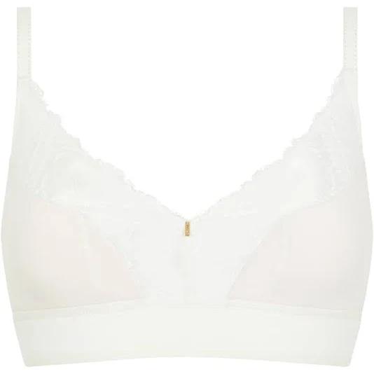 David Jones Chantelle Orangerie Dream Wireless in Milk, Size 14E