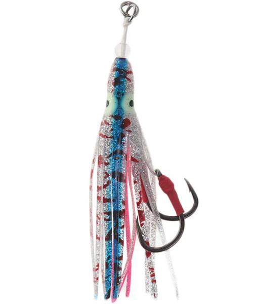 Savage Gear Hybrid Slow Jig Heavy-Duty Assist Rig 4/0 90mm Blue Mackerel