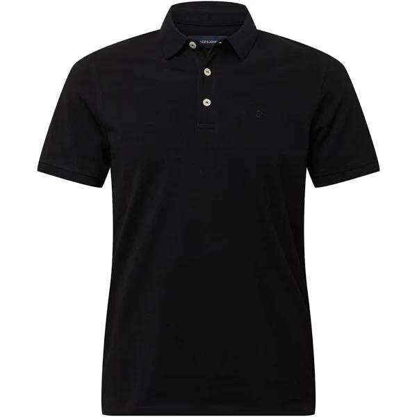 Jack & Jones Shirt 'JJEPaulos' Male Black Plain colored Size XXL