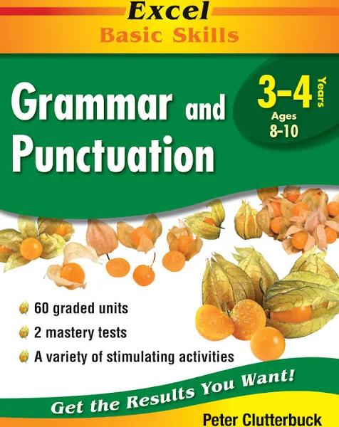 Excel Basic Skills - Grammar and Punctuation Years 3 - 4