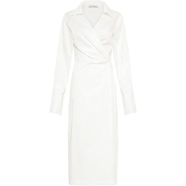 ST Agni - Wrap Dress - Women - White