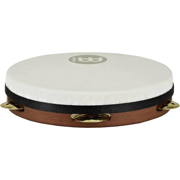 Meinl Percussion PAV10AB-M-TF 10-inch Rubber Wood Pandeiro / Vented Brass Jingle