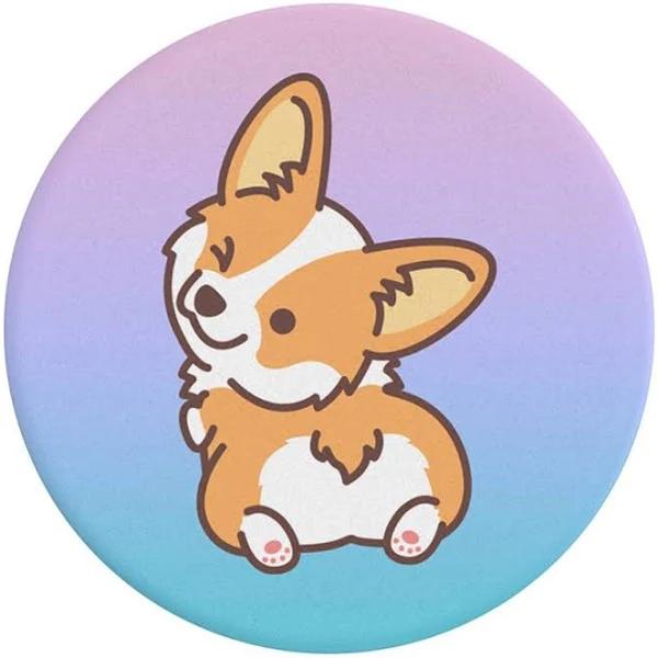 PopSockets PopGrip Swappable Holder - Cheeky Corgi