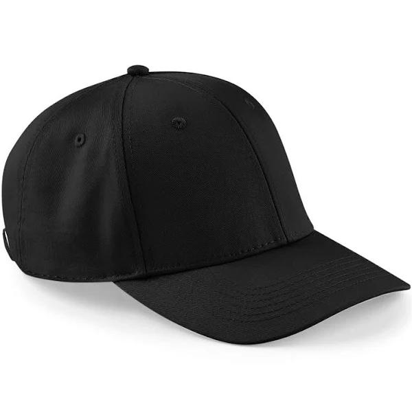 Beechfield Unisex Adults Urbanwear 6 Panel Cap Black Cap