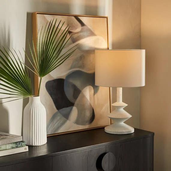 Berto Table Lamp White by Freedom