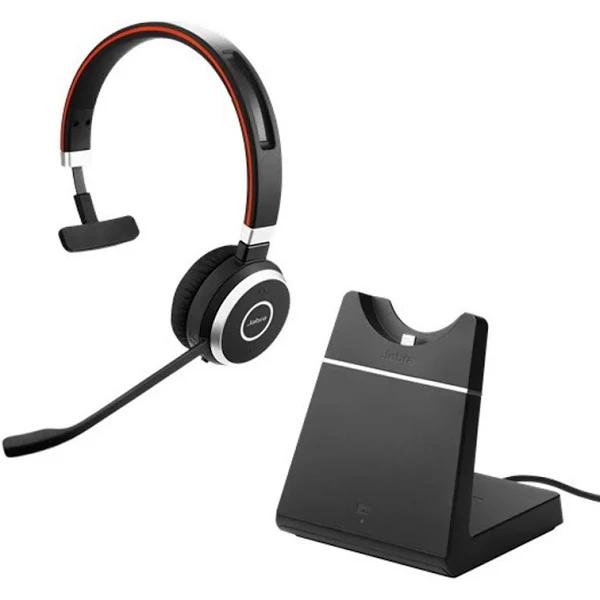 Jabra Evolve 65 SE MS Mono Bluetooth Business Headset (inc Charging Stand)