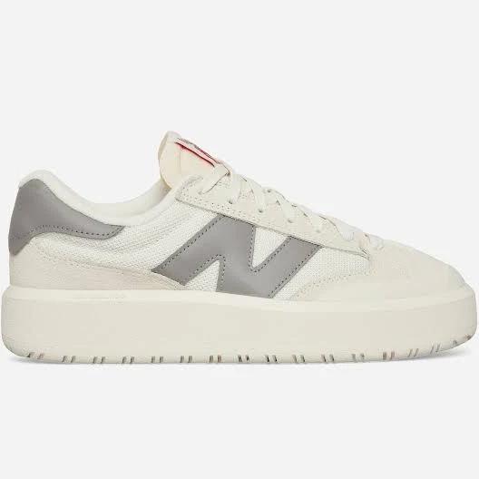 New Balance CT302 Sneakers in White & Grey