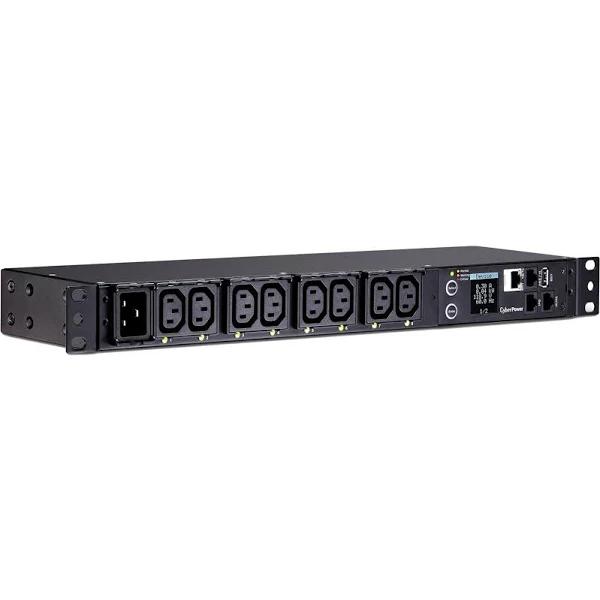 CyberPower 1U 8-Outlet 16A Switched MBO ePDU, PDU81005 Server PDU