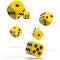 Oakie DOAKIE Dice D6 16 mm Solid - Yellow (12)