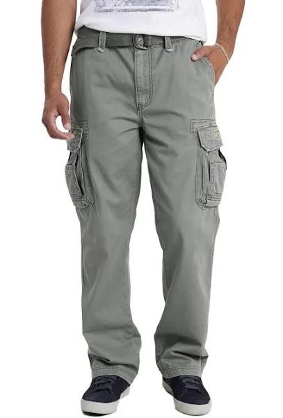 UNIONBAY Men's Survivor Belted Cargo Pants - Leaf